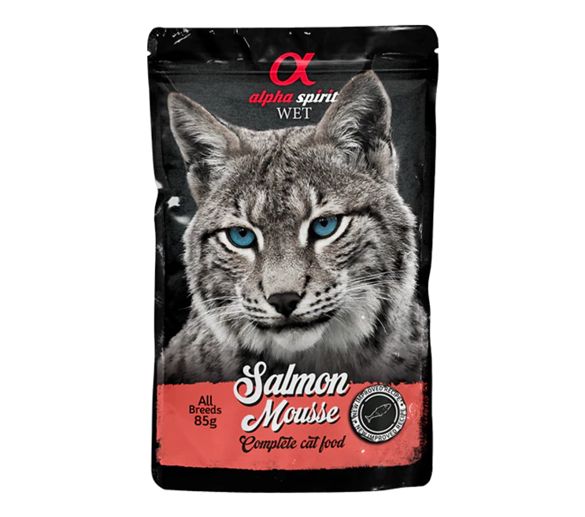 Salmon Mousse for Cats, 24 x 85 g Pouches