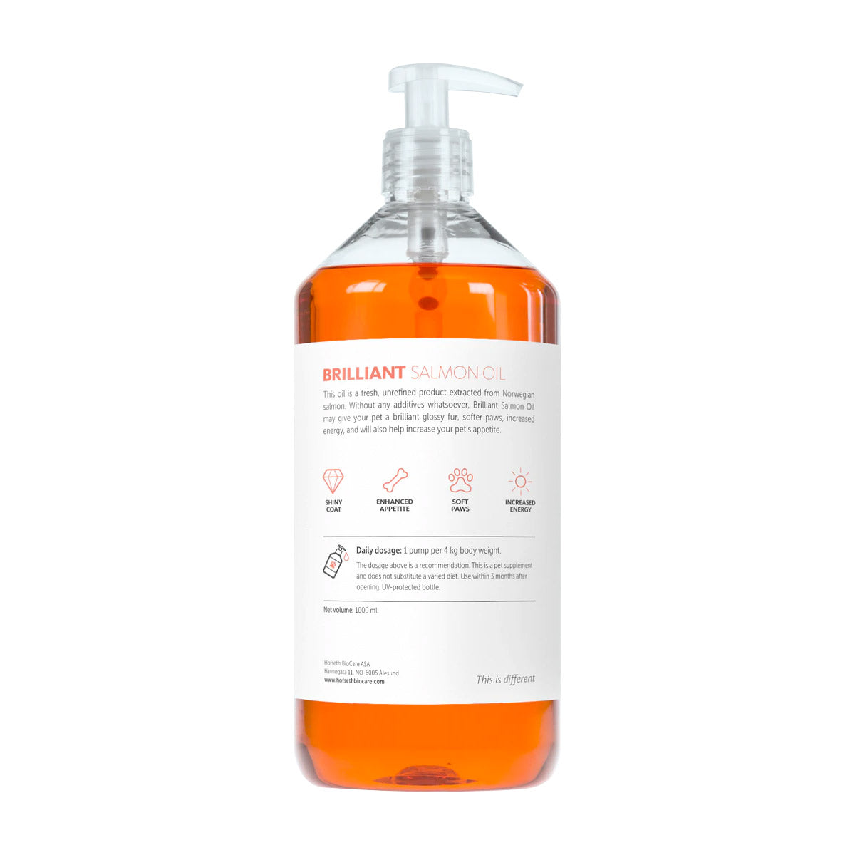 Brilliant Salmon Oil for Dogs and Cats - 300 ml