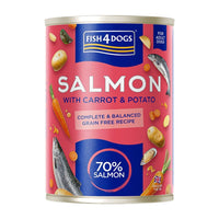 Thumbnail for Fish4dogs Finest Complete Salmon with Carrot & Potato Wet Dog Food 395g - 395g