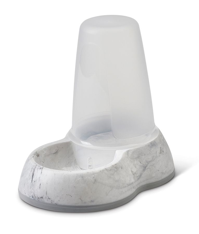 Savic Loop Pet Water Store Dispenser Marble - Black/Gold 1.5l