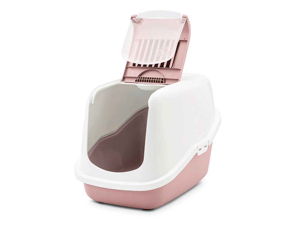 Savic Nestor Cat Toilet Home - ROSE