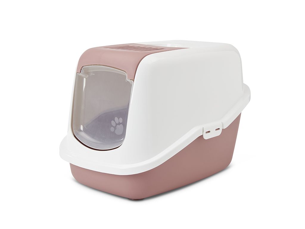 Savic Nestor Cat Toilet Home - ROSE