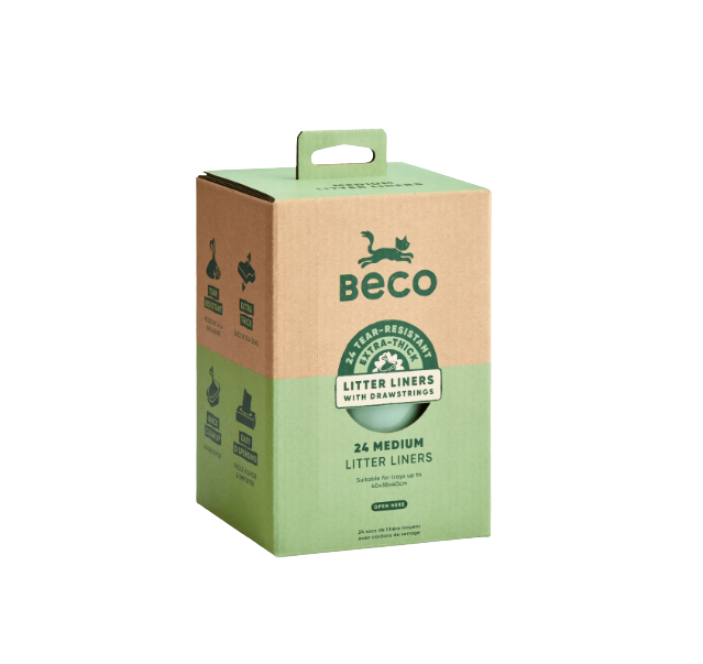 Beco Cat Litter Tray Liners Medium - 24