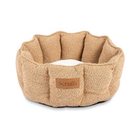 Thumbnail for Scruffs Boucle Cat Bed - Desert Brown