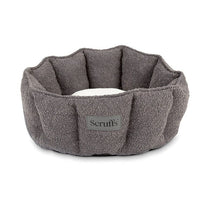 Thumbnail for Scruffs Boucle Cat Bed - Slate Grey