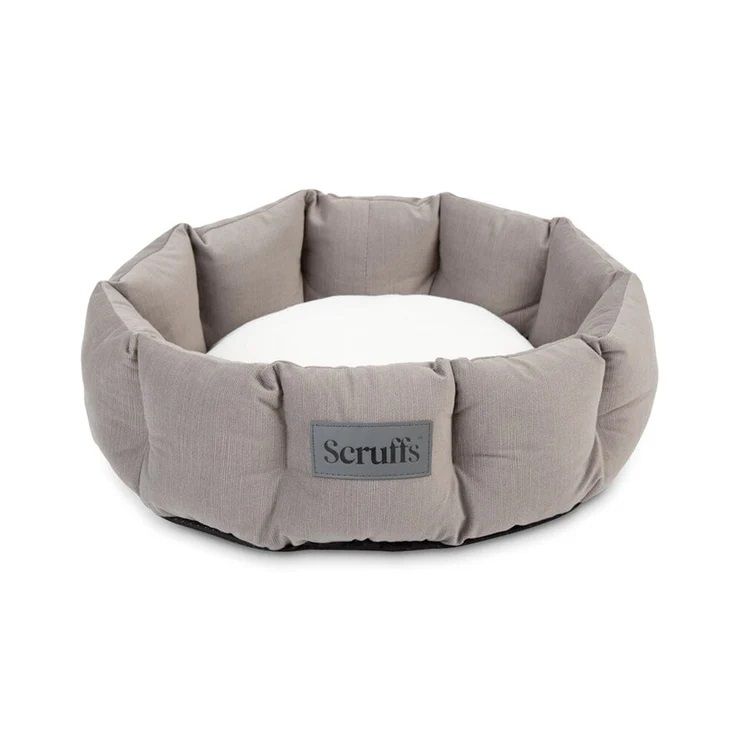 Scruffs Helsinki Cat Bed - Oatmeal Beige