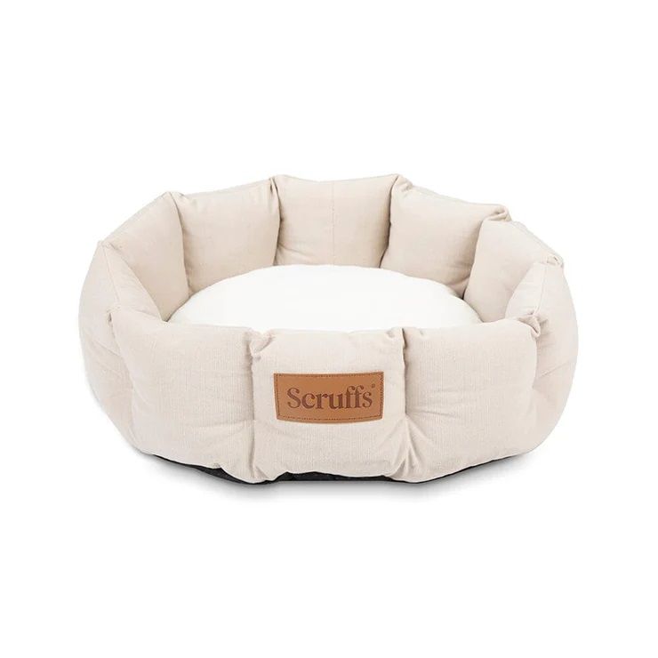 Scruffs Helsinki Cat Bed - Oatmeal Beige