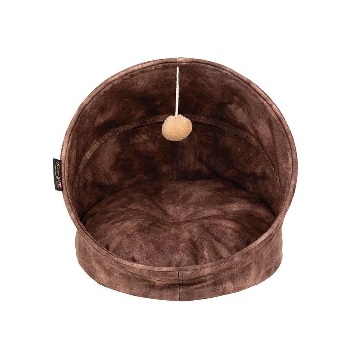 Scruffs Kensington Cat Bed - Chocolate