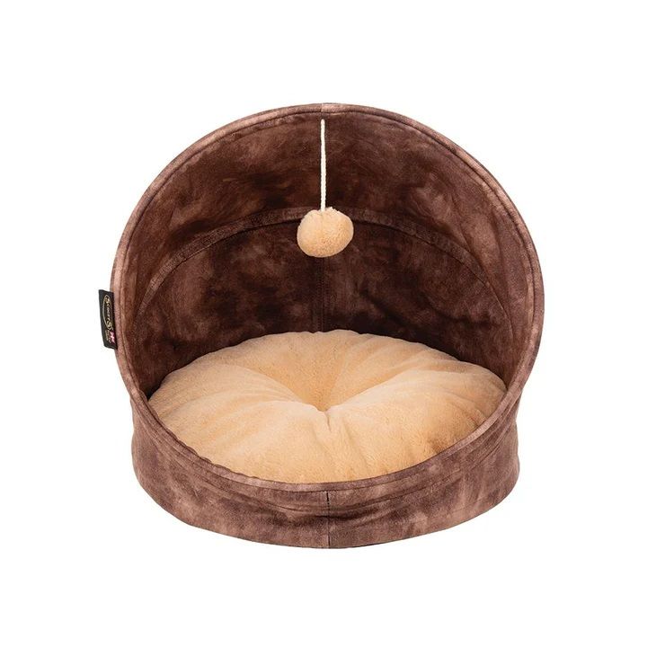 Scruffs Kensington Cat Bed - Chocolate