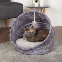 Thumbnail for Scruffs Kensington Cat Bed - Grey