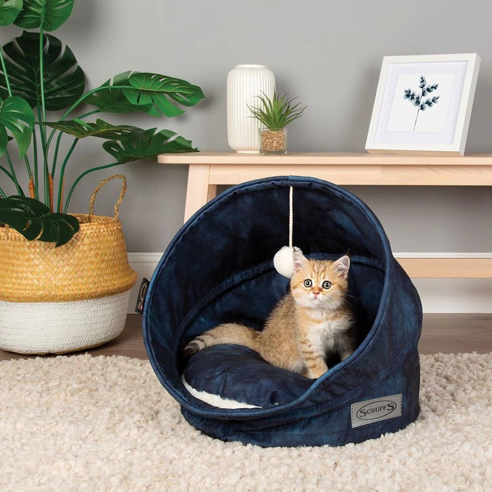 Scruffs Kensington Cat Bed - Navy