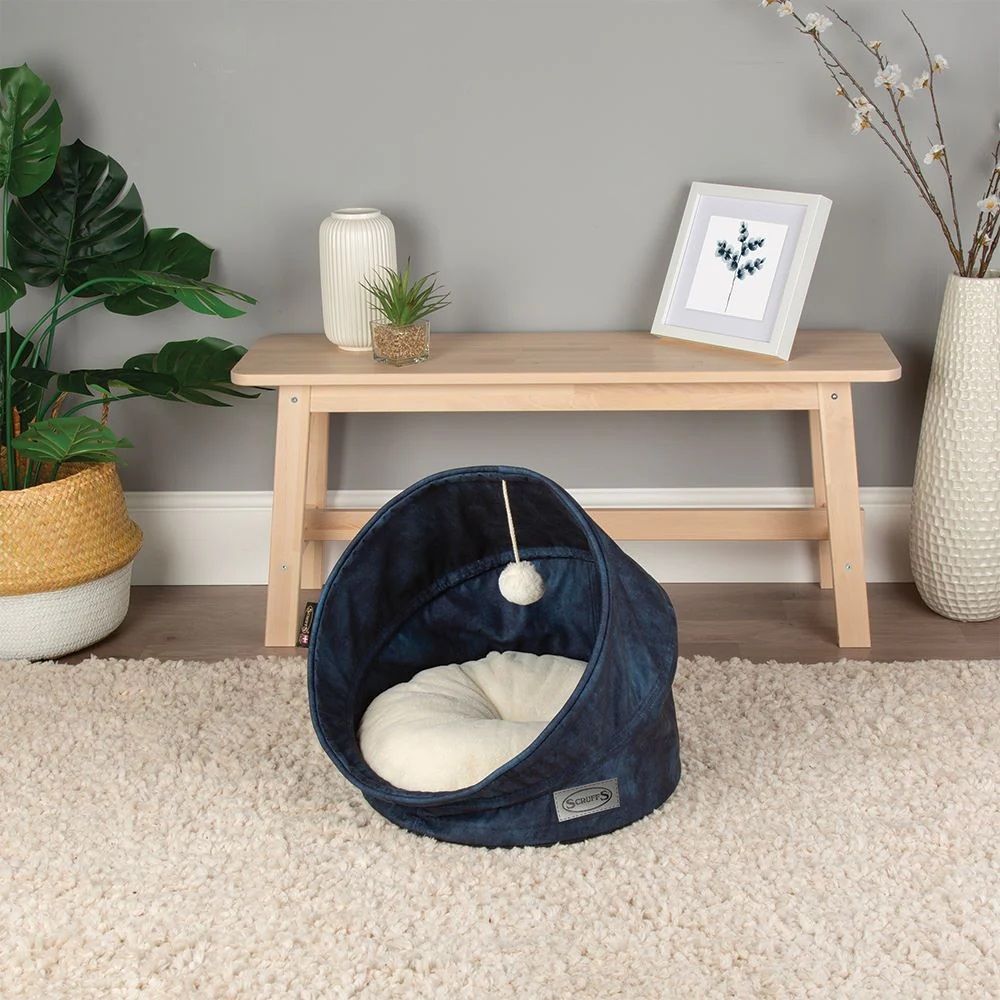 Scruffs Kensington Cat Bed - Navy