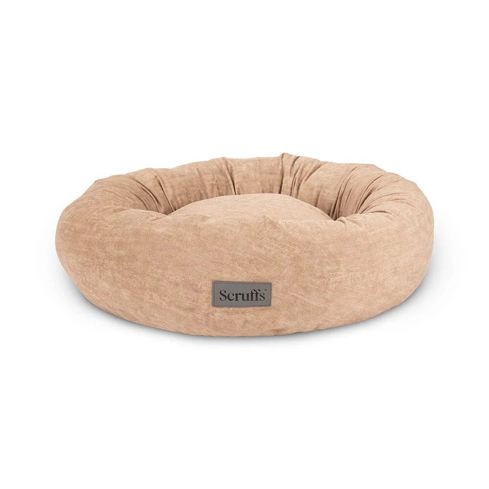 Scruffs Oslo Donut Dog Bed - Desert Sand Medium