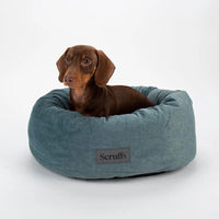 Thumbnail for Scruffs Oslo Donut Dog Bed - Lake Teal Medium