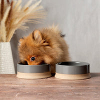 Thumbnail for Scruffs Scandi Non-Tip Dog Bowl - Grey 20cm