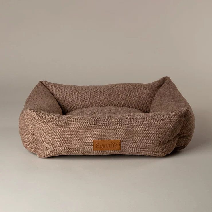 Scruffs Seattle Box Dog Bed - Sienna Brown Medium