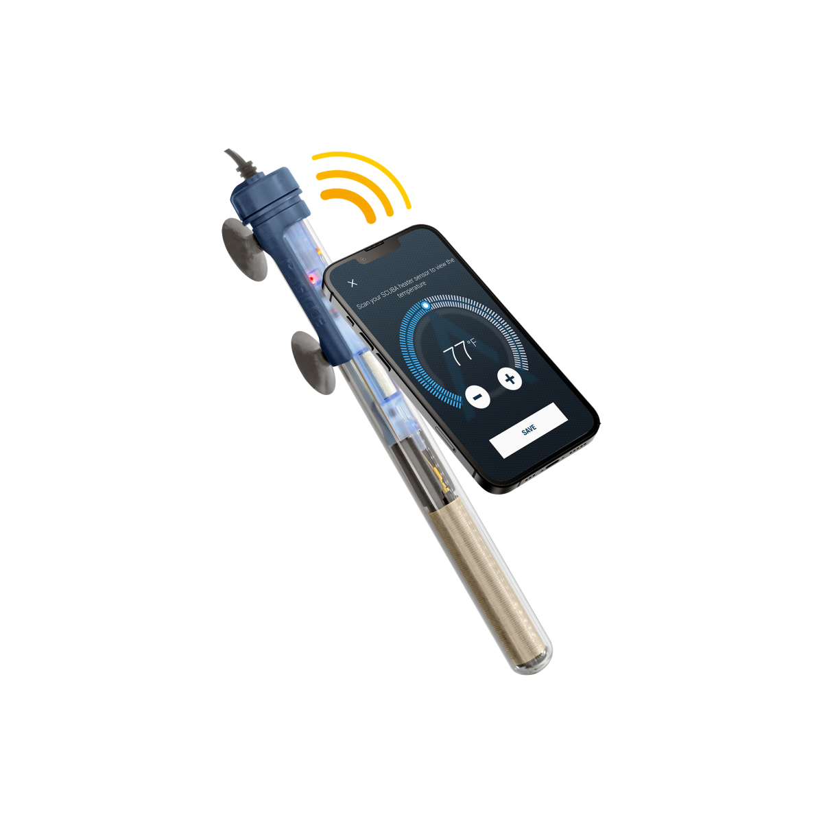 SCUBA CONTACTLESS SUBMERSIBLE HEATER 50W
