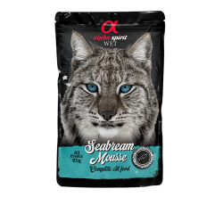 Seabream Mousse for Cats, 24 x 85 g Pouches
