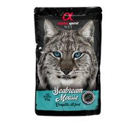 Thumbnail for Seabream Mousse for Cats, 24 x 85 g Pouches