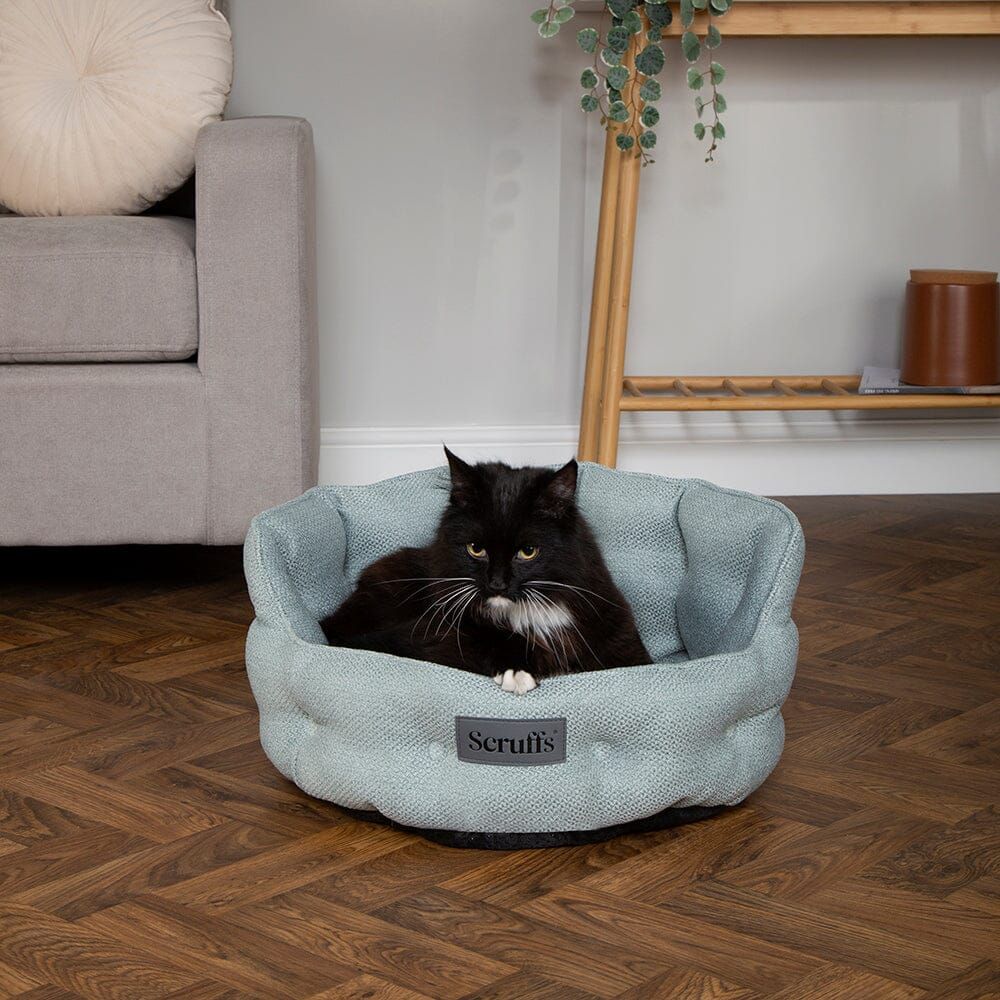 Scruffs Seattle Cat Bed - Topaz Green