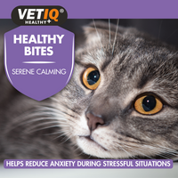 Thumbnail for VetIQ Healthy Bites Serene Calming Cat Treats 65g - 65g