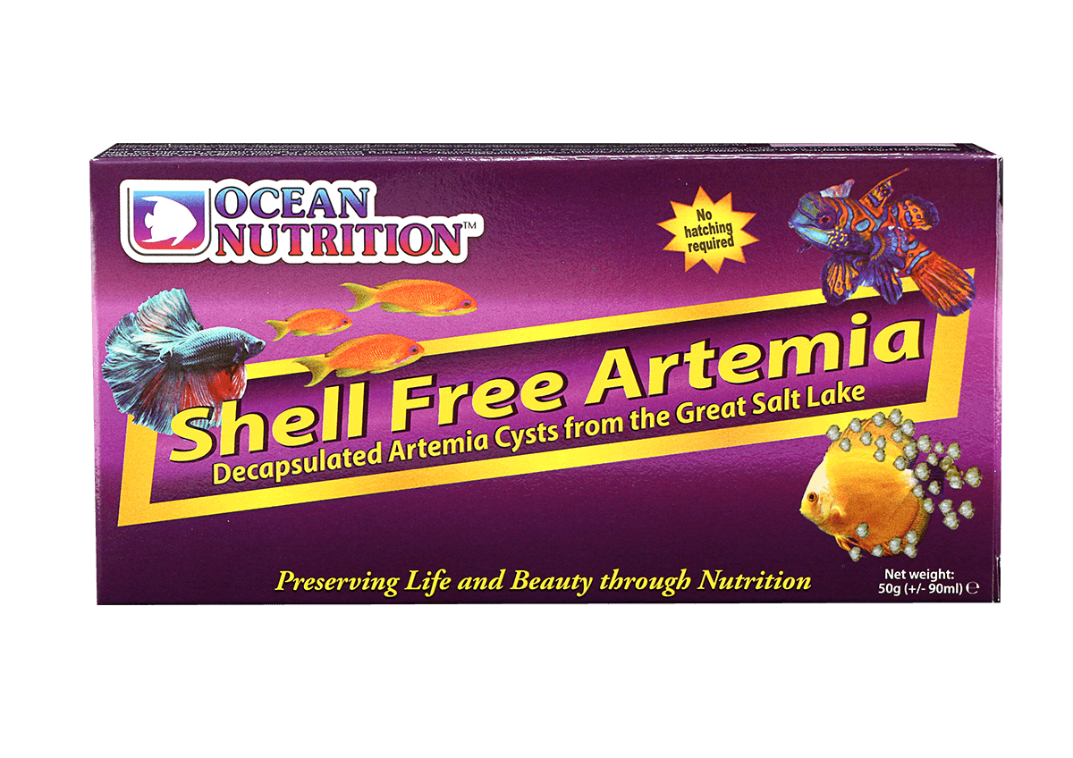 Shell free Artemia 50g