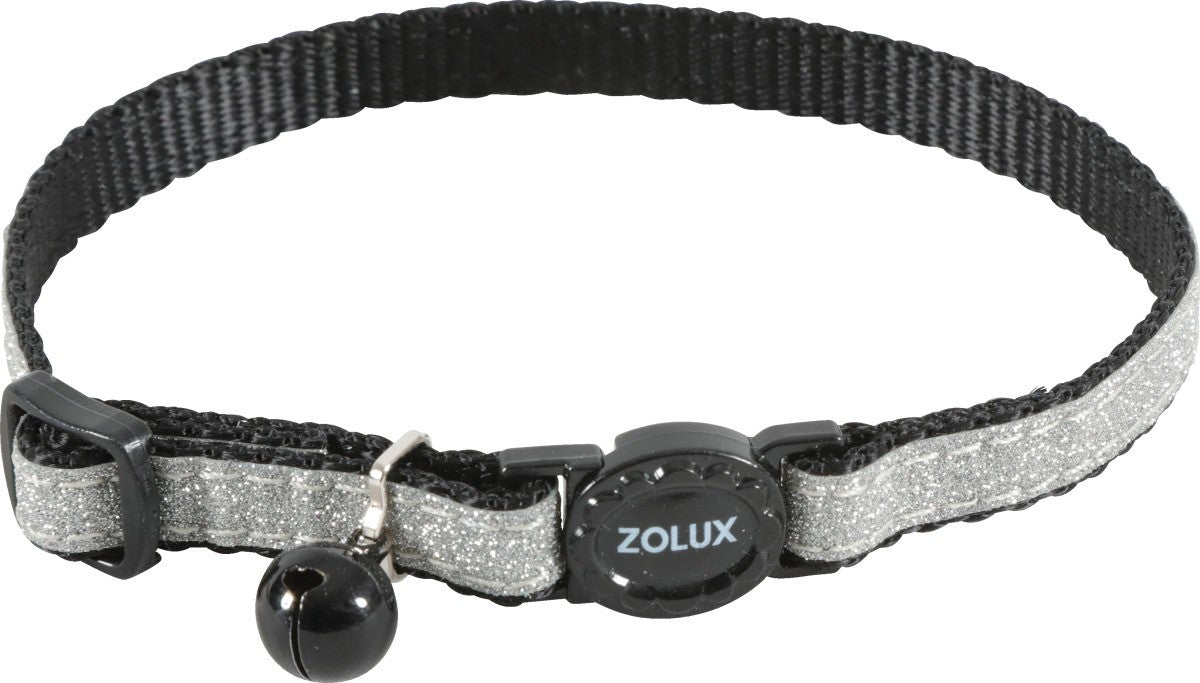 Shiny Nylon Collar Black