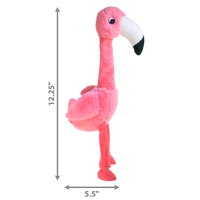Thumbnail for Kong Shakers Honkers Flamingo Plush Squeaker Dog Toy - Large