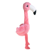Thumbnail for Kong Shakers Honkers Flamingo Plush Squeaker Dog Toy - Large