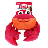 Thumbnail for Kong Shakers Shimmy Crab Plush Dog Toy - Medium