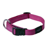 Thumbnail for Rogz Utility Reflective Stitching Dog Collar - PINK Medium