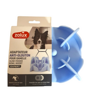 Thumbnail for Silicone Slow-Feeding Bowl Insert Blue, Medium