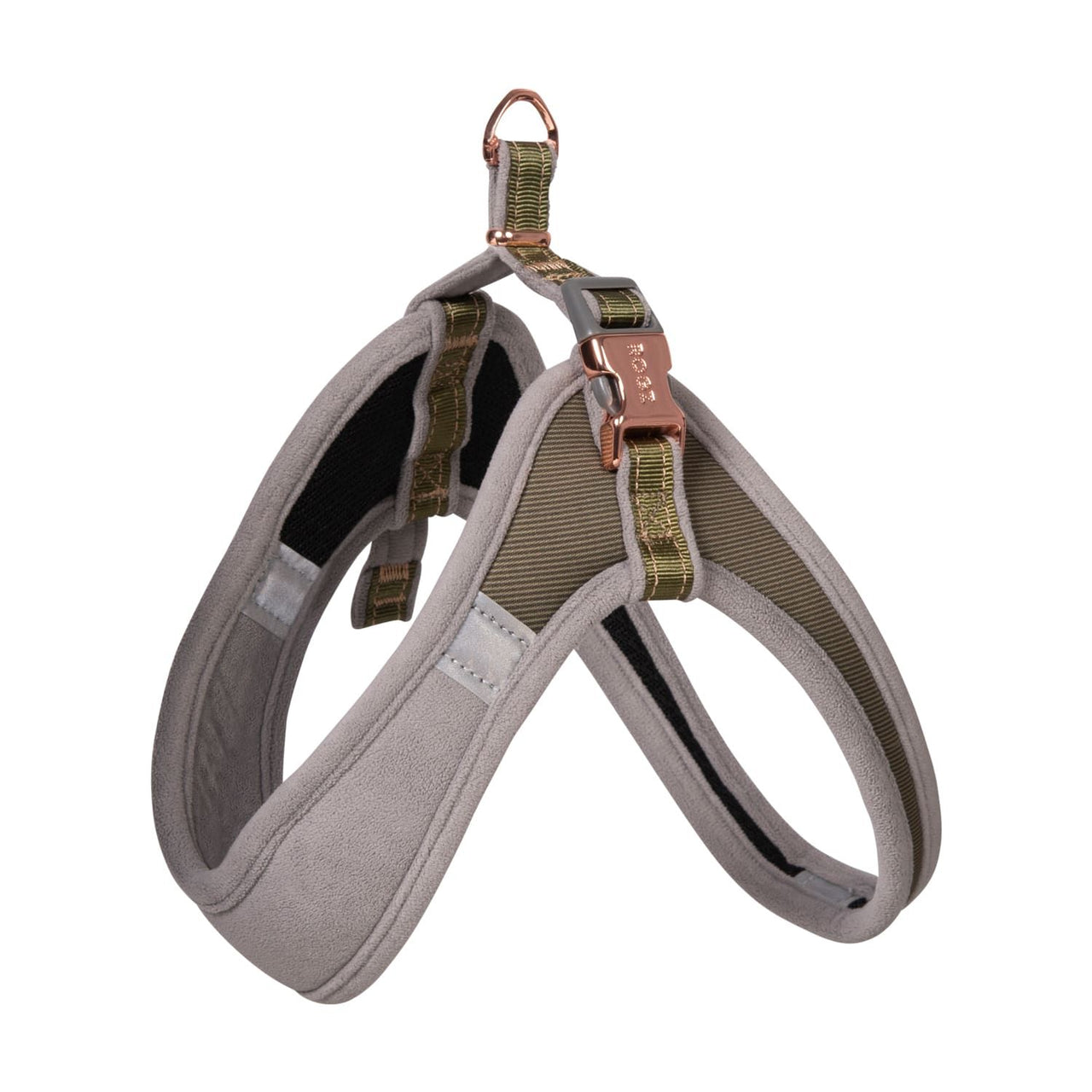 Rogz Urban Fast-Fit Adjustable Dog Harness - OLIVE MEDIUM