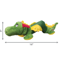 Thumbnail for Kong Shakers Dragon Plush Squeaker Dog Toy - L/XL
