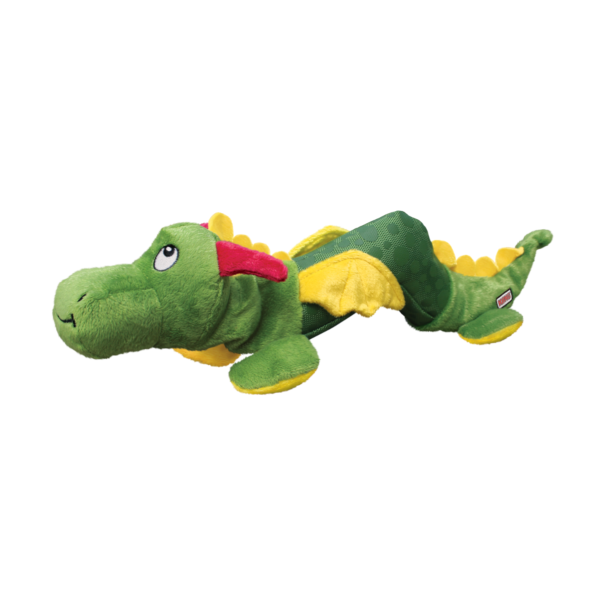 Kong Shakers Dragon Plush Squeaker Dog Toy - L/XL
