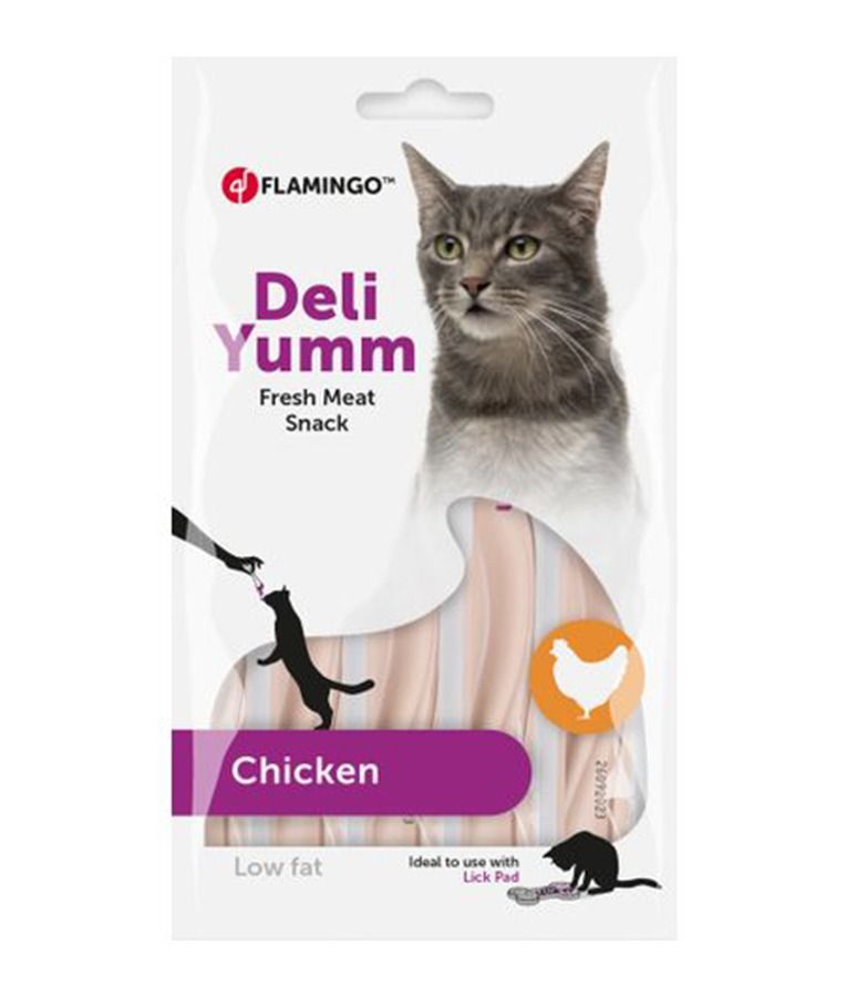 Flamingo Deli Yumm Fresh Meat Snack Chicken Cat Treats 70g - 70g