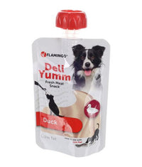Thumbnail for Flamingo Deli Yumm Fresh Meat Snack Duck Dog Treats 90g - 90g