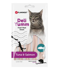 Thumbnail for Flamingo Deli Yumm Fresh Meat Snack Tuna & Salmon Cat Treats 70g - 70g
