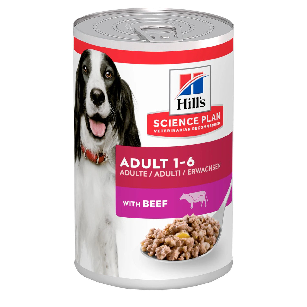 Hill’s Science Plan  Adult Dog Food with Beef (12x370g)