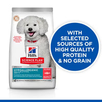 Thumbnail for Hill’s Science Plan Hypoallergenic Small & Mini Adult Dry Dog Food with Salmon (1.5KG)