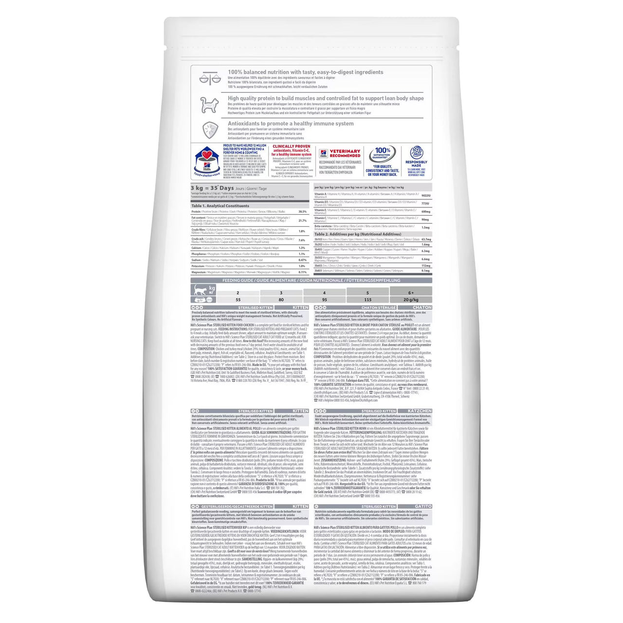 Hill’s Science Plan Sterilised Kitten Food with Chicken (1.5kg) (EXP: 12.25)