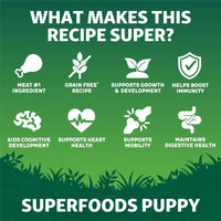 Thumbnail for Harringtons Superfoods Chicken with Vegetables Puppy Dry Dog Food - 1.7kg