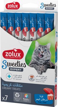 Sweeties Creamy Stick for Cats, Tuna Crab, 7 pcs/box
