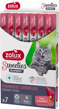 Sweeties Creamy Stick for Cats, Tuna Shrimp, 7 pcs/box