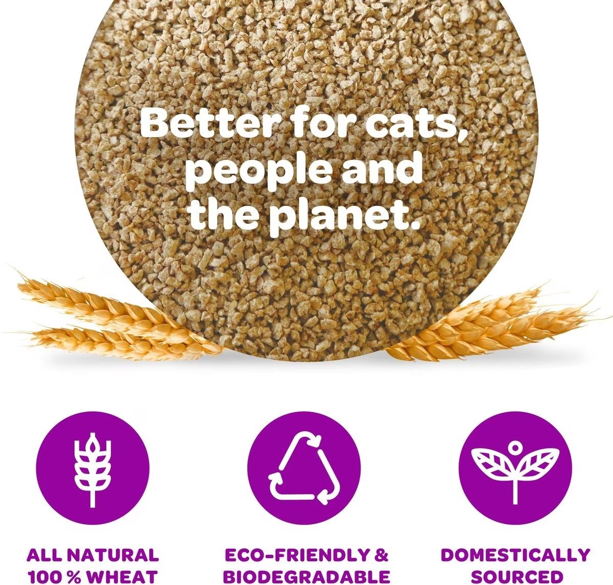 sWheat Scoop Fresh Linen Natural Fragrance Formula Fast Clumping Cat Litter - 5.44KG