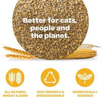 Thumbnail for sWheat Scoop Wheat & Corn Blend Natural Easy Maintenance Fast Clumping Cat Litter - 11.33KG