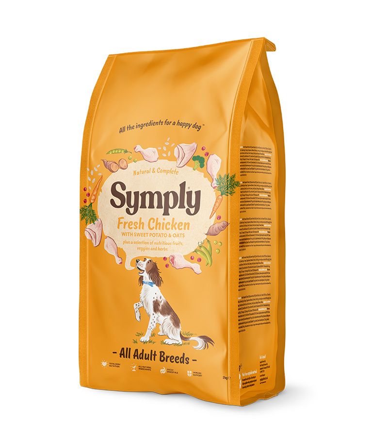 Symply Fresh Chicken All Adult Breeds Dry Dog Food - 6KG