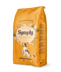 Thumbnail for Symply Fresh Chicken All Adult Breeds Dry Dog Food - 12kg