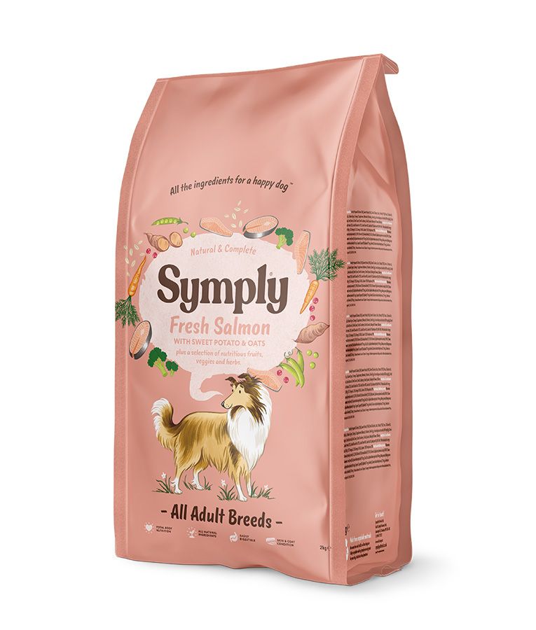 Symply Fresh Salmon All Adult Breeds Dry Dog Food - 6KG