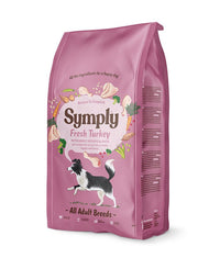 Thumbnail for Symply Fresh Turkey All Adult Breeds Dry Dog Food - 12kg